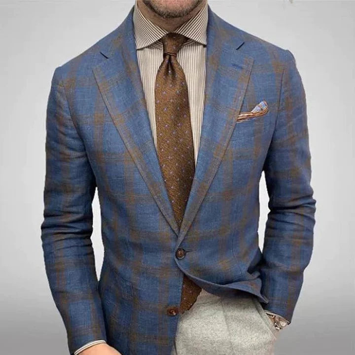 ZOLTAN - Checkered blazer for men 
