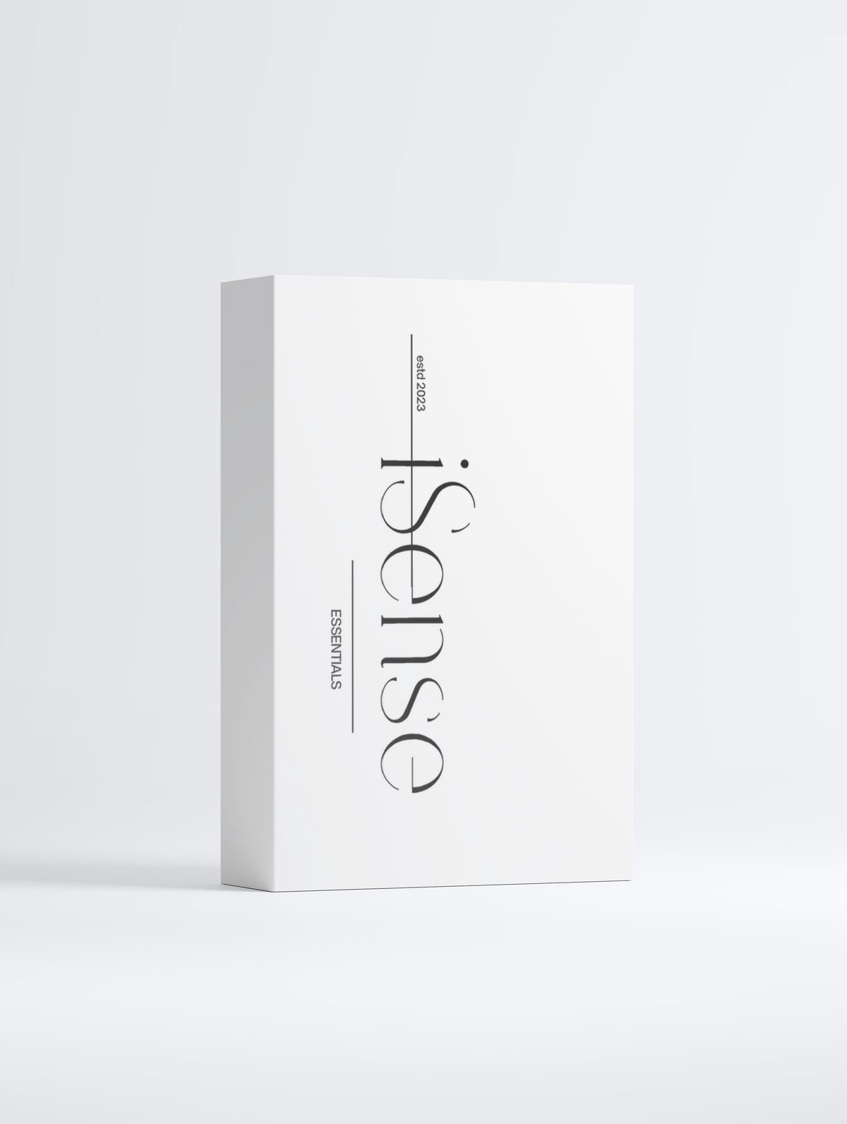 Anti-age peptide gift box with front logo print and vertical side text
