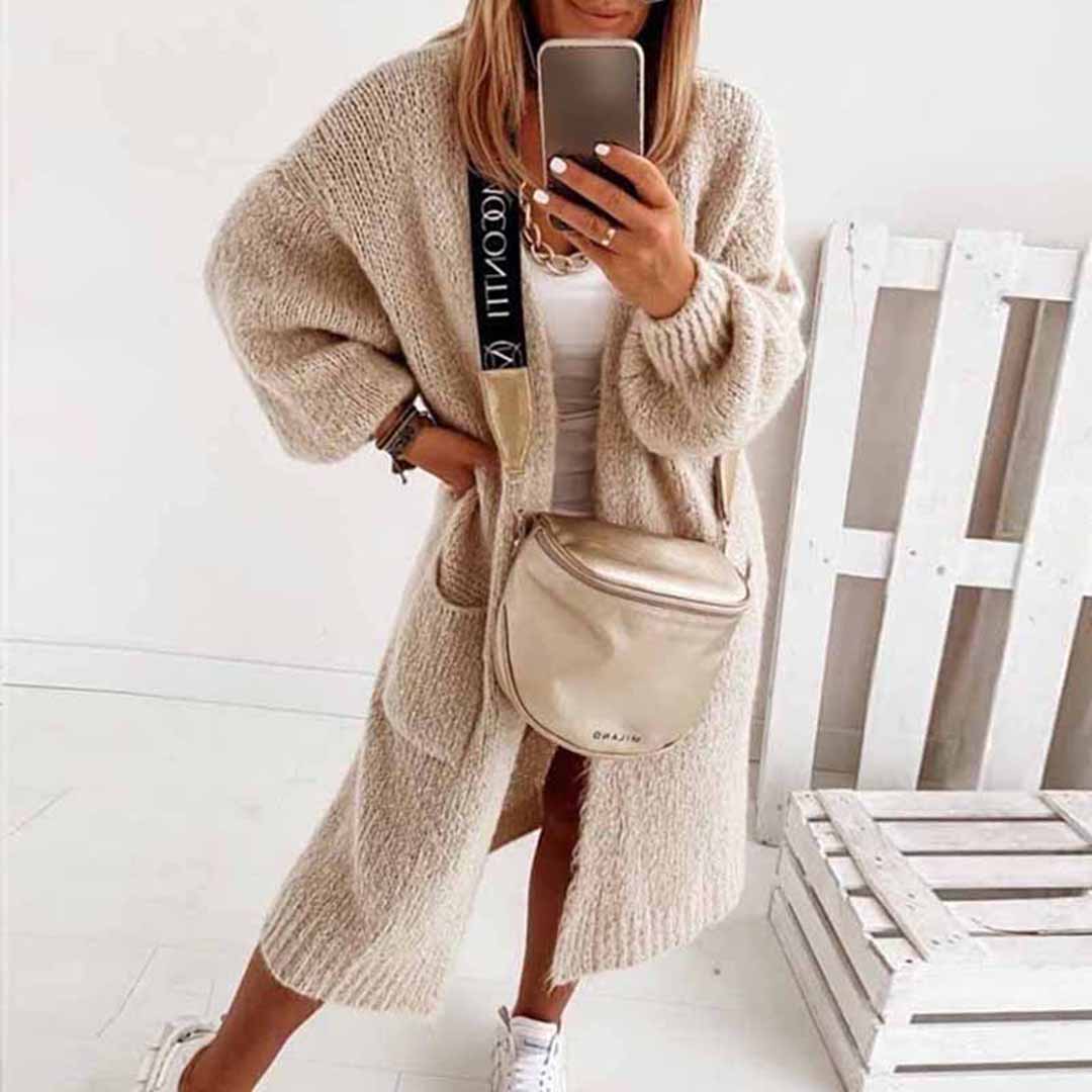 GRETA - Oversized cardigan for women 